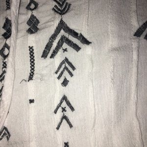 cropped white blouse